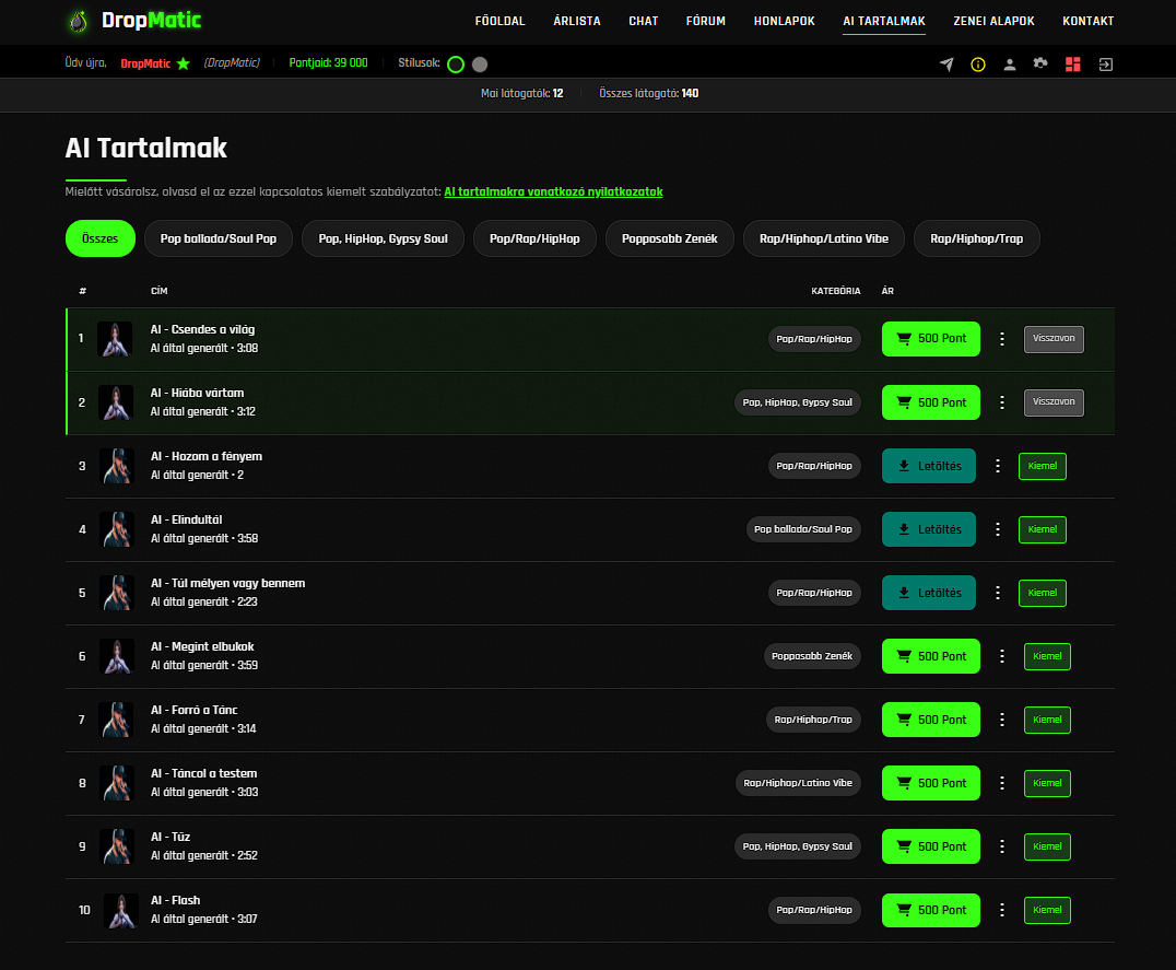 dropmatic_webdesign_webfejlesztes_AI_zenek.png
